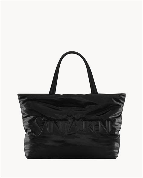 圣罗兰SAINT LAURENT SILKTECH帆布托特包